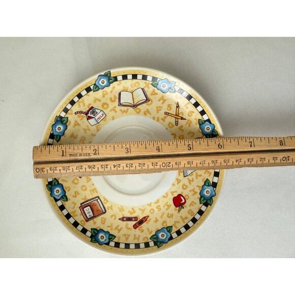 Mary Engelbreit ME Ink Mug & Saucer Set w/ 1st Ed Queen Of Hearts Book Bundle - Picture 9 of 16